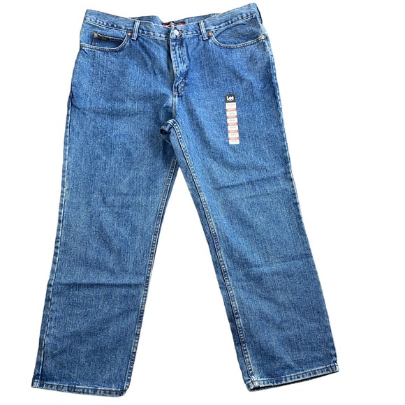 Lee Other - Lee Jeans Mens 42x30 Relaxed Fit Straight Leg- 5 Pocket- Sits at the Waist- New